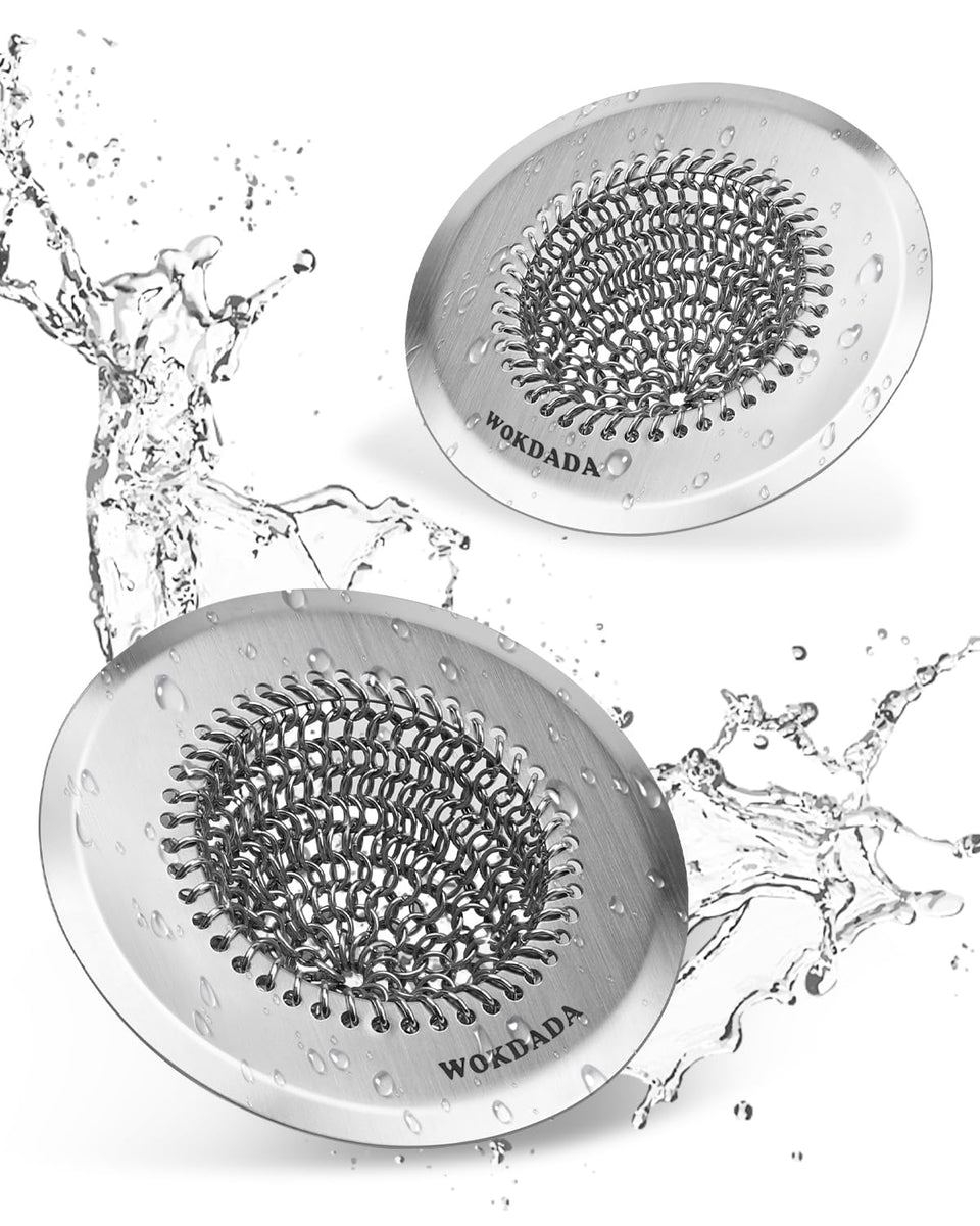 Wokdada sink strainer inside-out cleaning feature for easy residue removal.