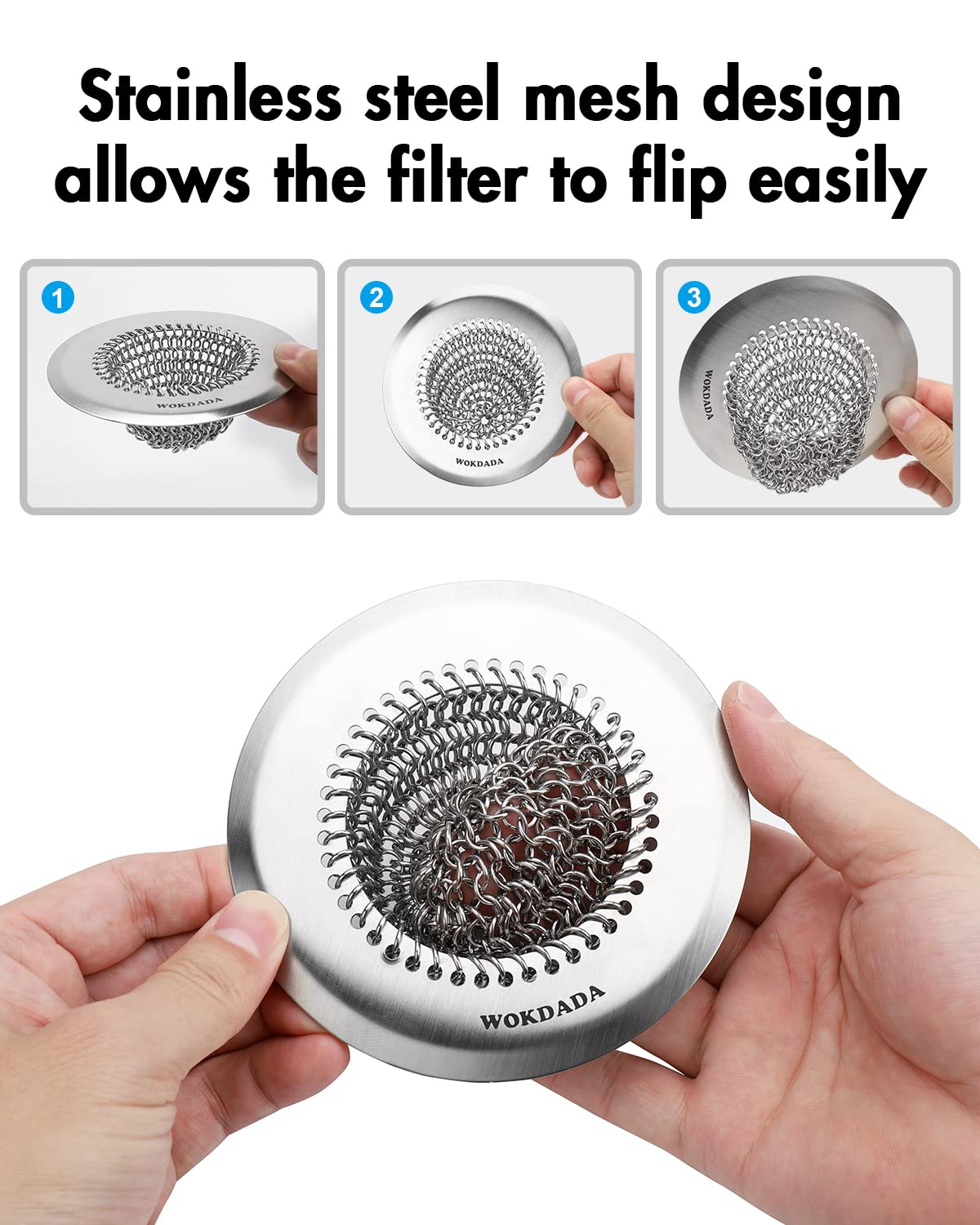 Wokdada 4.4-inch universal fit for most drains.