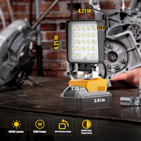 Wokelux 2-level brightness adapts to tasks.