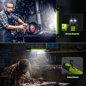 Wokelux 3000-lumen COB board delivers bright, even illumination across the workspace.