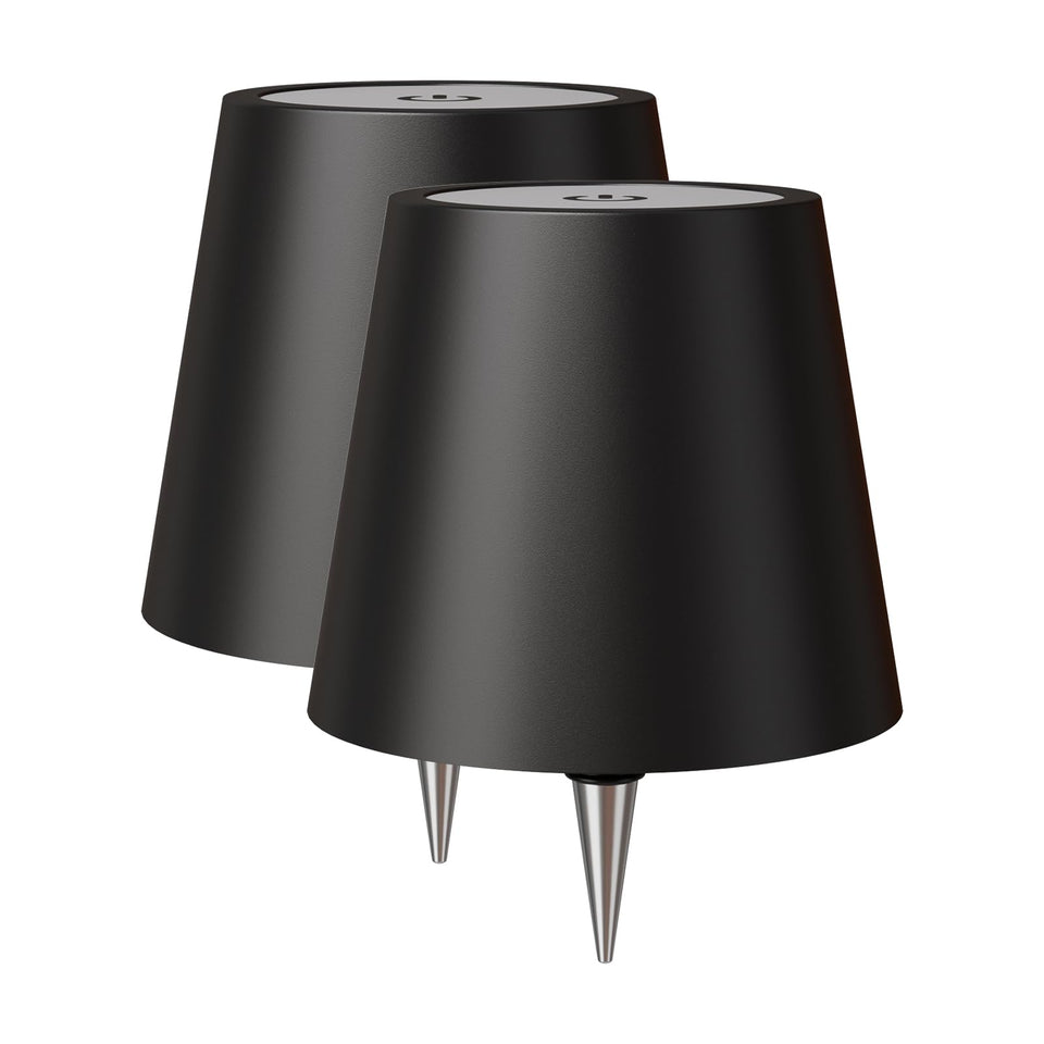 WOKWOYIO wireless bottle lamp on a dining table for ambient lighting