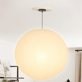 WOLEILEJIN paper lampshade with wire brackets offers sturdy construction