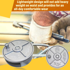 Ambidextrous design suits left- or right-handed users for easier setup.