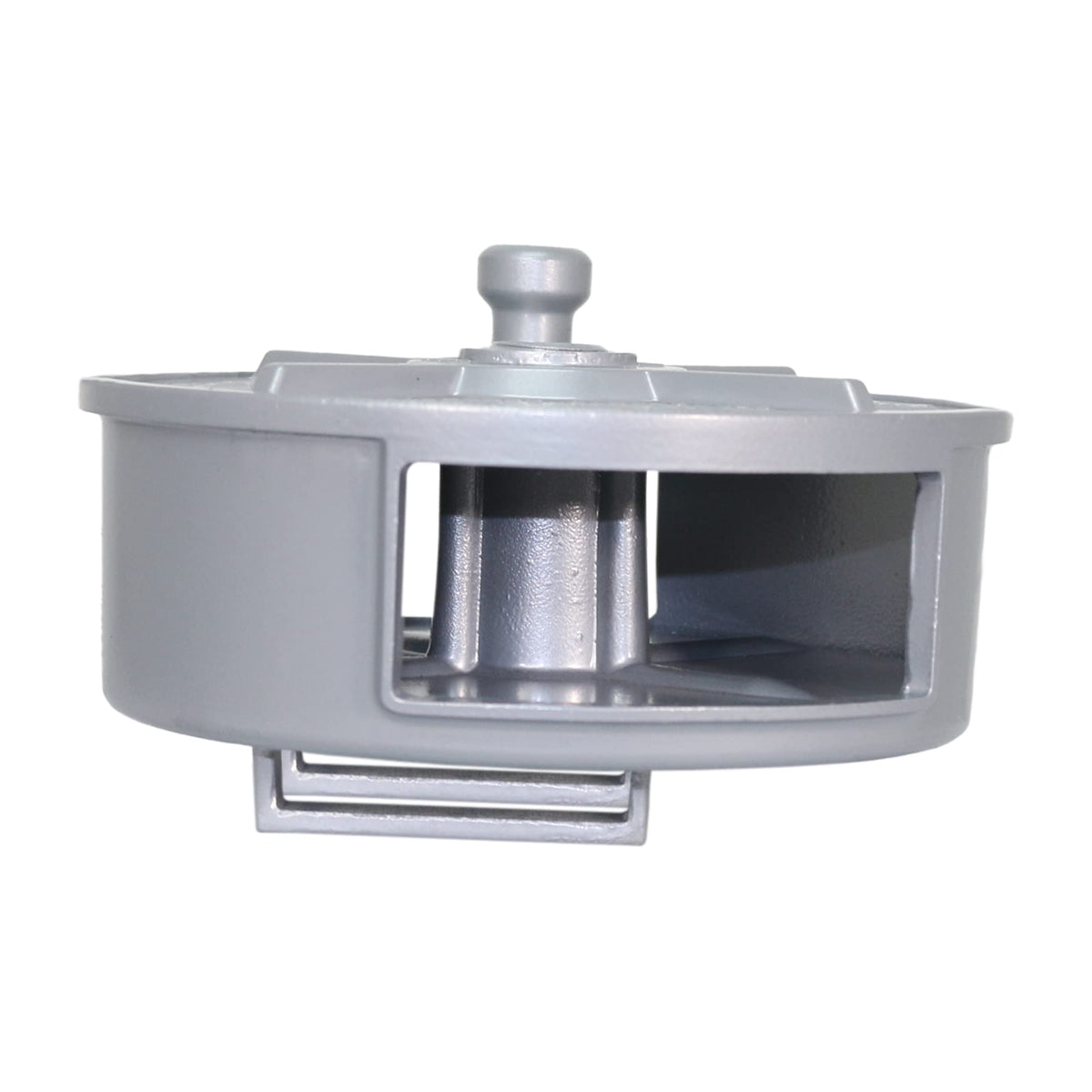 Removable cover plate simplifies reloading to minimize downtime.