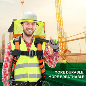 Wolf bendable wire-piping brim maintains shape for consistent shade.