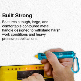 Wolf keel crayon holder smooth carabiner for quick attachment