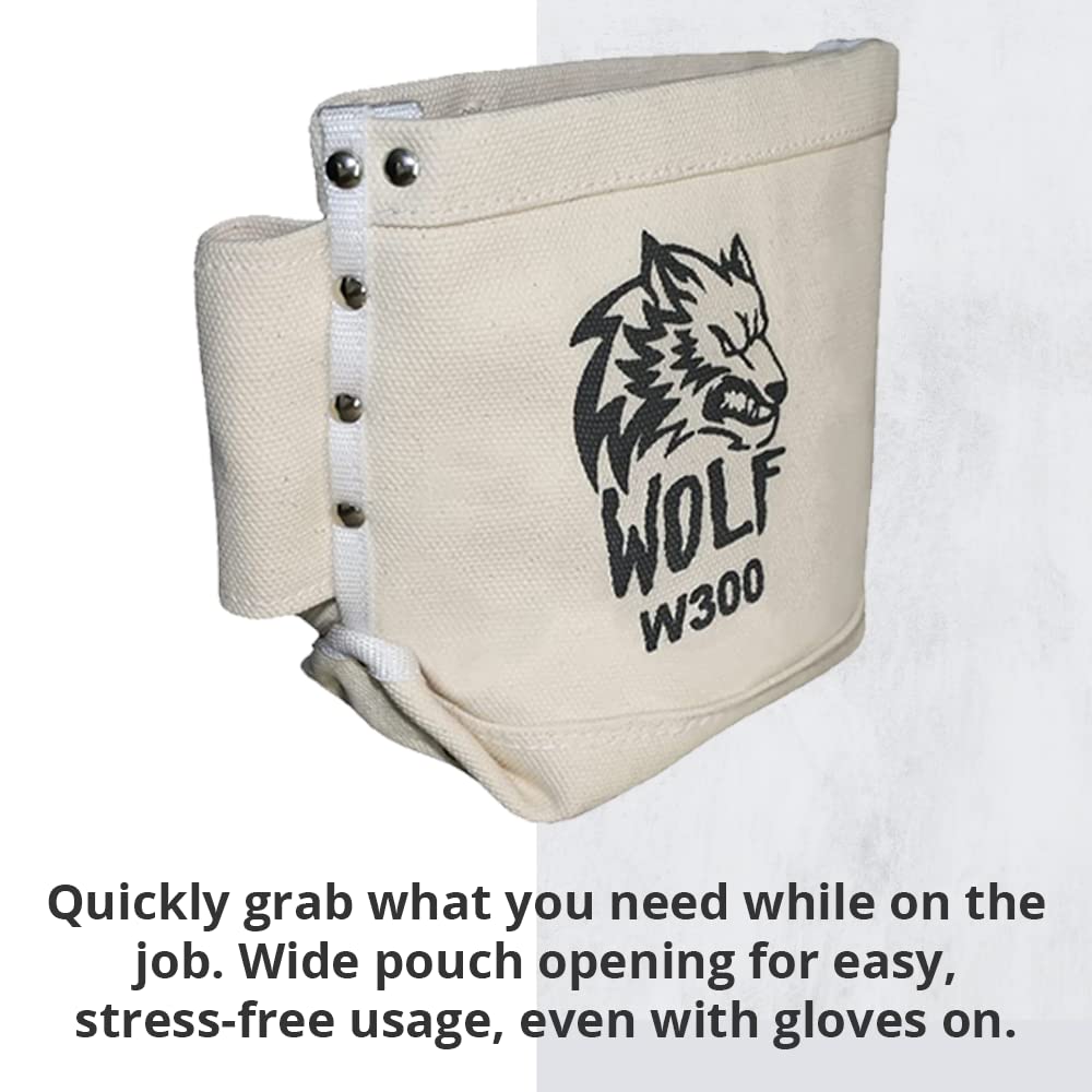 Wolf No.4 canvas construction delivers rugged durability in tough worksites.