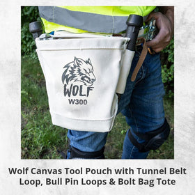 Wolf Riveted double-bottom design adds strength and holds shape.