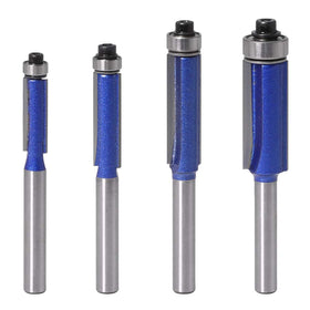 Wolfride top-bearing flush trim bit for precise edge finishing