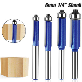 Wolfride flush trim bit cutting diameter 5/16 inch for medium trim tasks