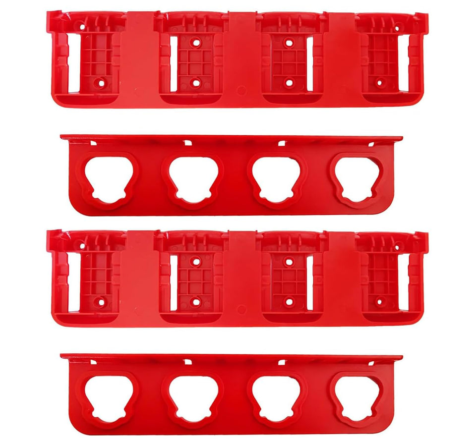 WOLGNKI Milwaukee M18 battery organizer mount keeps packs organized and accessible.
