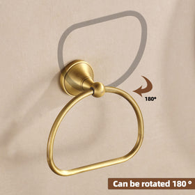 Easy-to-follow instructions enable quick WOLIBEER towel ring installation