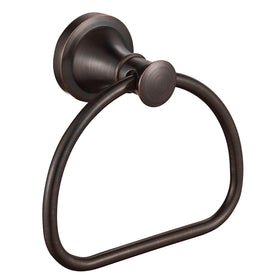 WOLIBEER bronze towel ring half-round design for easy towel reach