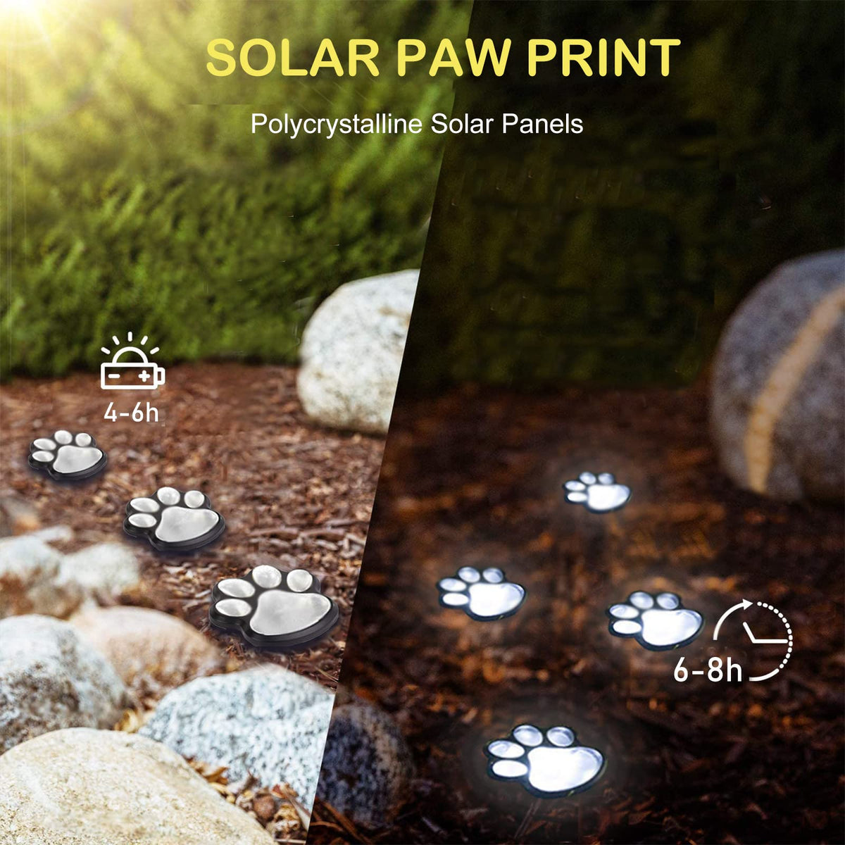 Wominoy vibrant garden solar lights brighten yards with a soft glow.