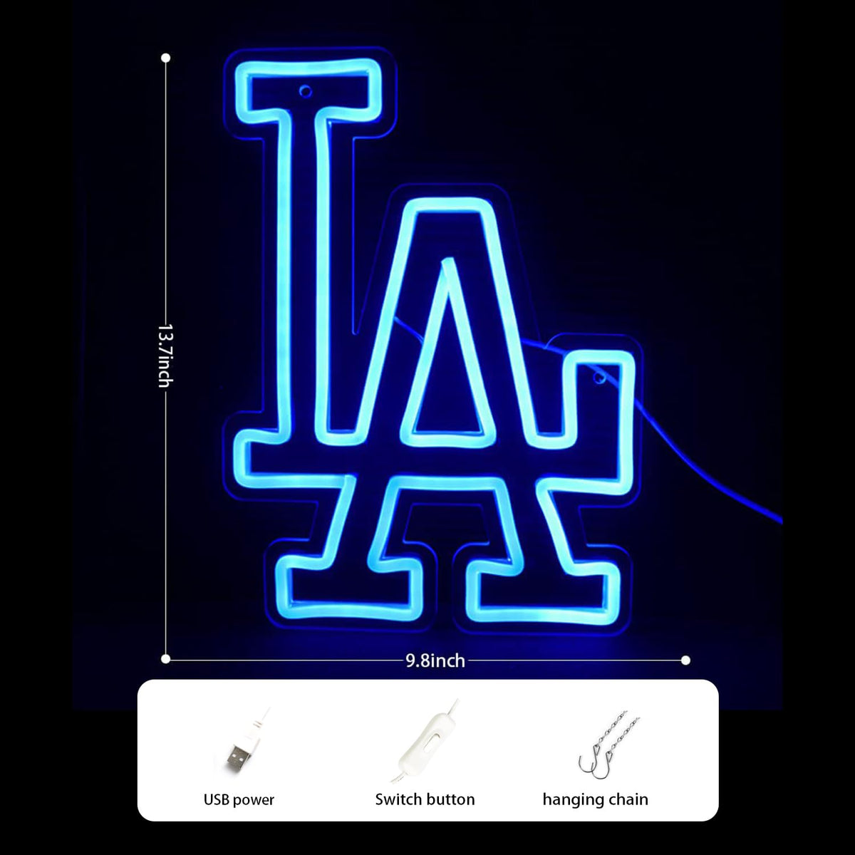 Safe, eco-friendly LED sign suitable for bars, dorms, cafes, and homes.