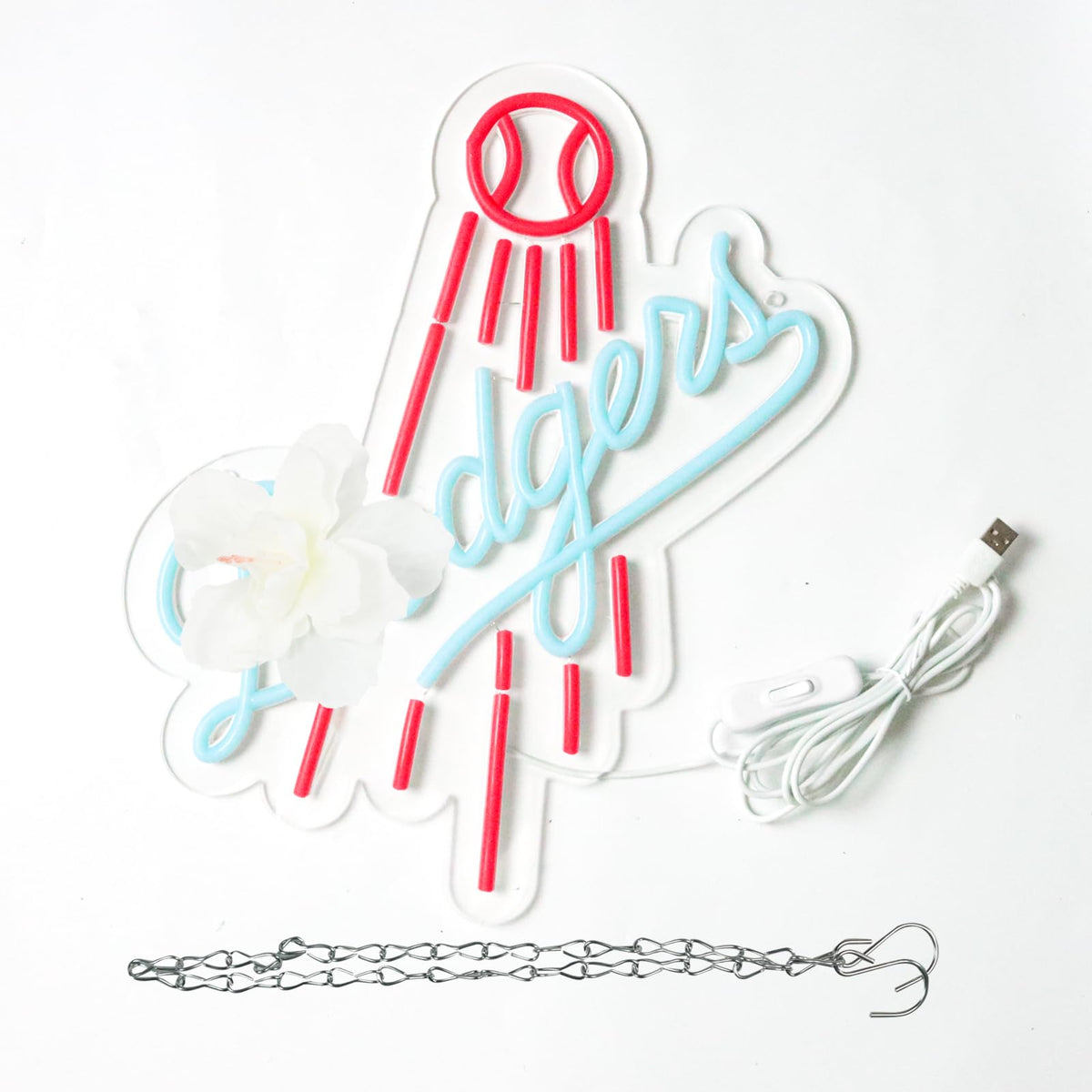 WonderfulLife office wall neon light adds contemporary color