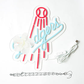 WonderfulLife office wall neon light adds contemporary color