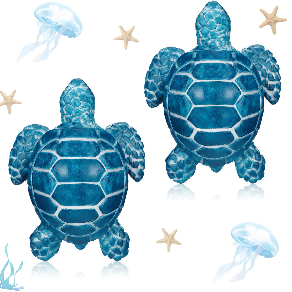 Wonderjune Sea Turtle bolt cap assembly adds colorful ceramic charm to bathrooms