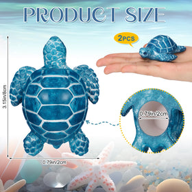 Wonderjune sea turtle closeup reveals handcrafted ceramic texture and color glaze
