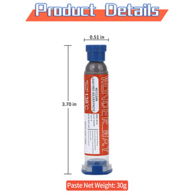Wonderway SN42 Bi58 four pack solder paste packaging for easy stock and use.