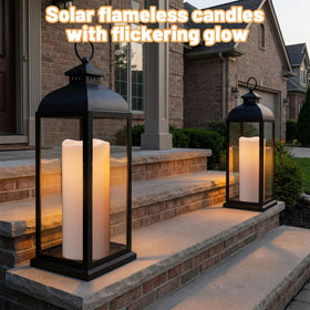 Wondise rechargeable 150mAh solar candle delivers extended runtime