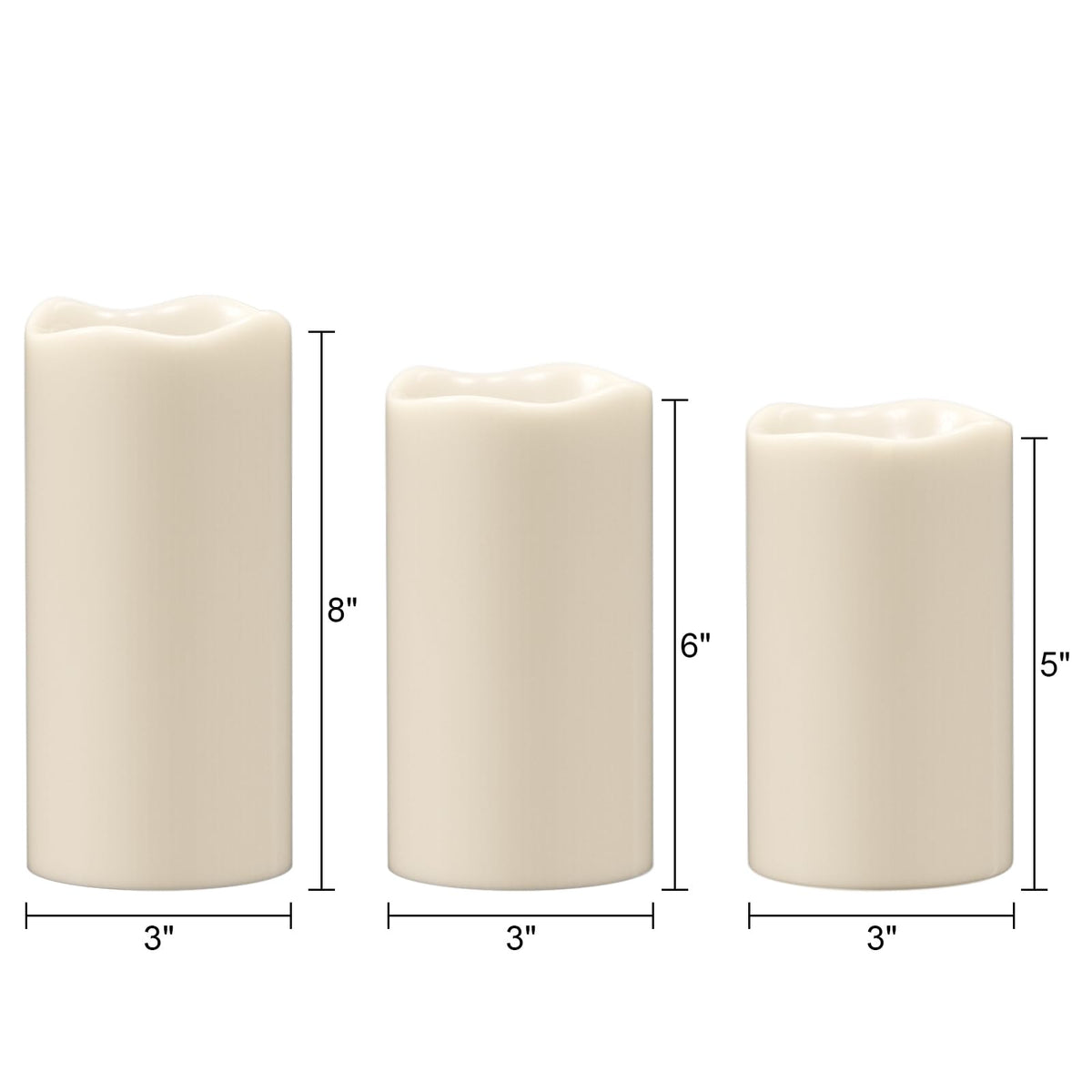 Wondise solar candles with dusk-to-dawn sensor for hands-free garden lighting.