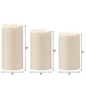 Wondise solar candles with dusk-to-dawn sensor for hands-free garden lighting.