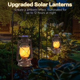 No-wiring solar charging for easy ambient lighting indoors or outdoors