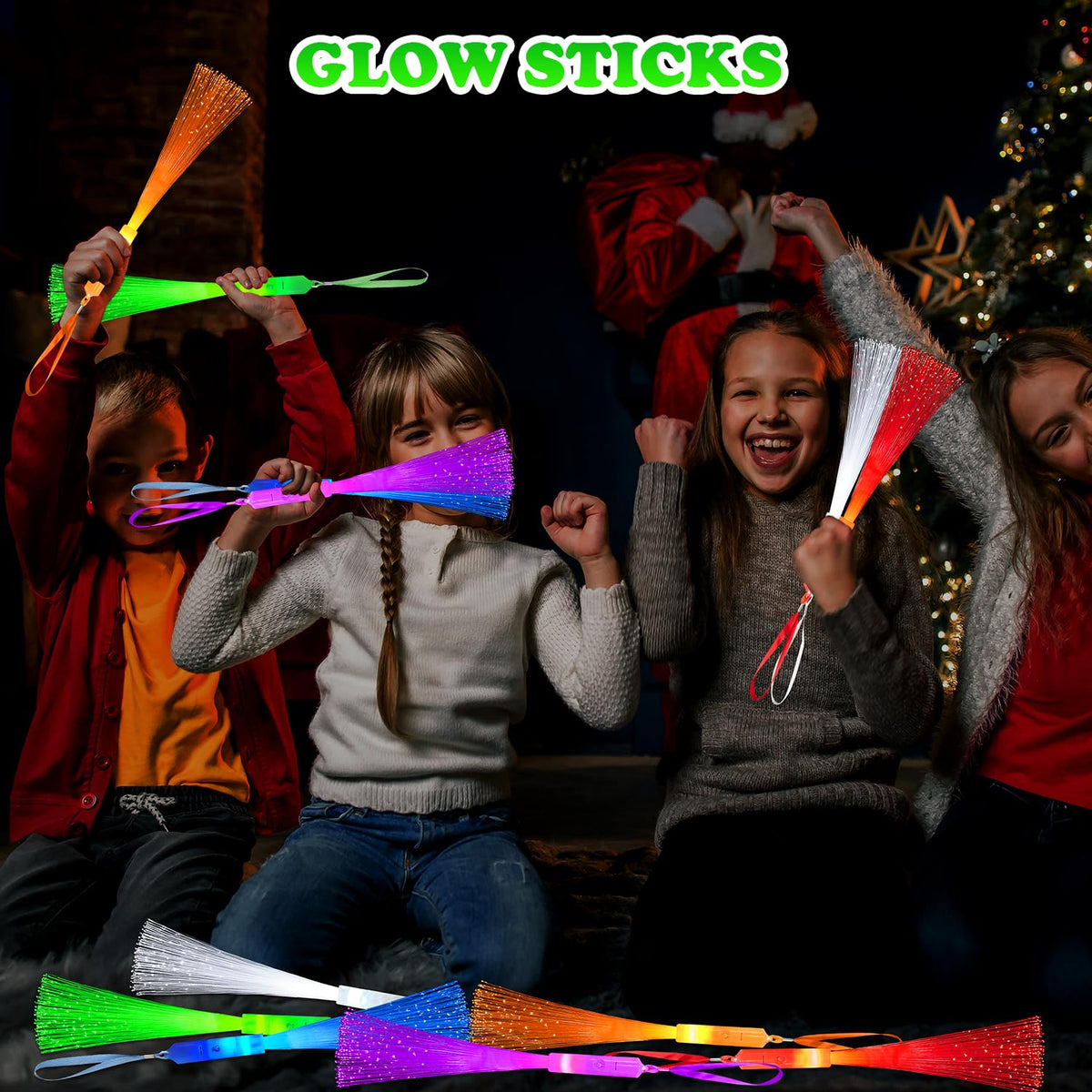 Wondrus glow sticks in six colors brighten celebrations and decor.