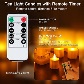 WoneNice USB charging base recharges all 12 candles.