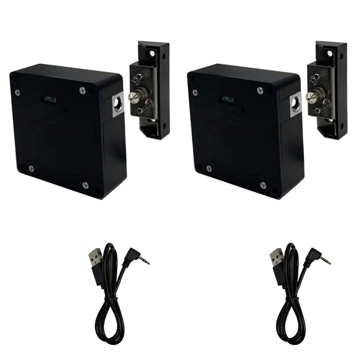 WOOCH RFID cabinet lock packaging shows a 2-pack kit for setup