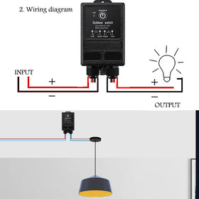WOODGUILIN relay switch enables long-range control through walls.