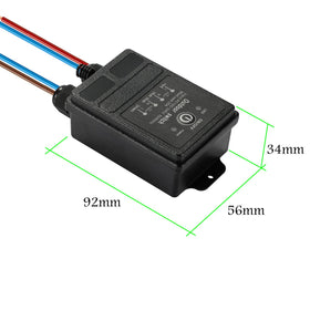 WOODGUILIN relay works through walls and ceilings for flexible installation.