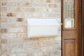 Woodlands medium-size mailbox fits daily mail, magazines, and small packages.