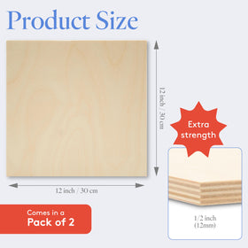 Woodpeckers Baltic Birch plywood true-size 11-7/8 by 11-7/8 for accurate project layouts