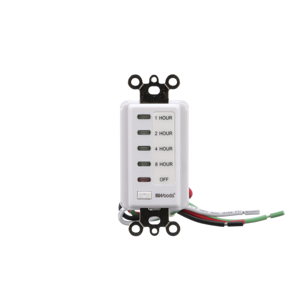Woods in-wall timer energy-savings benefit supports efficient daily routines