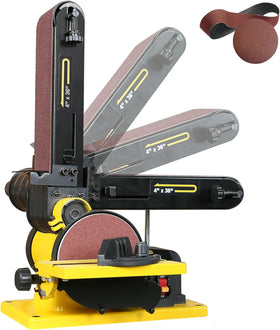 Woodskil Belt Sander 4x36 belt in use for smooth surfaces.
