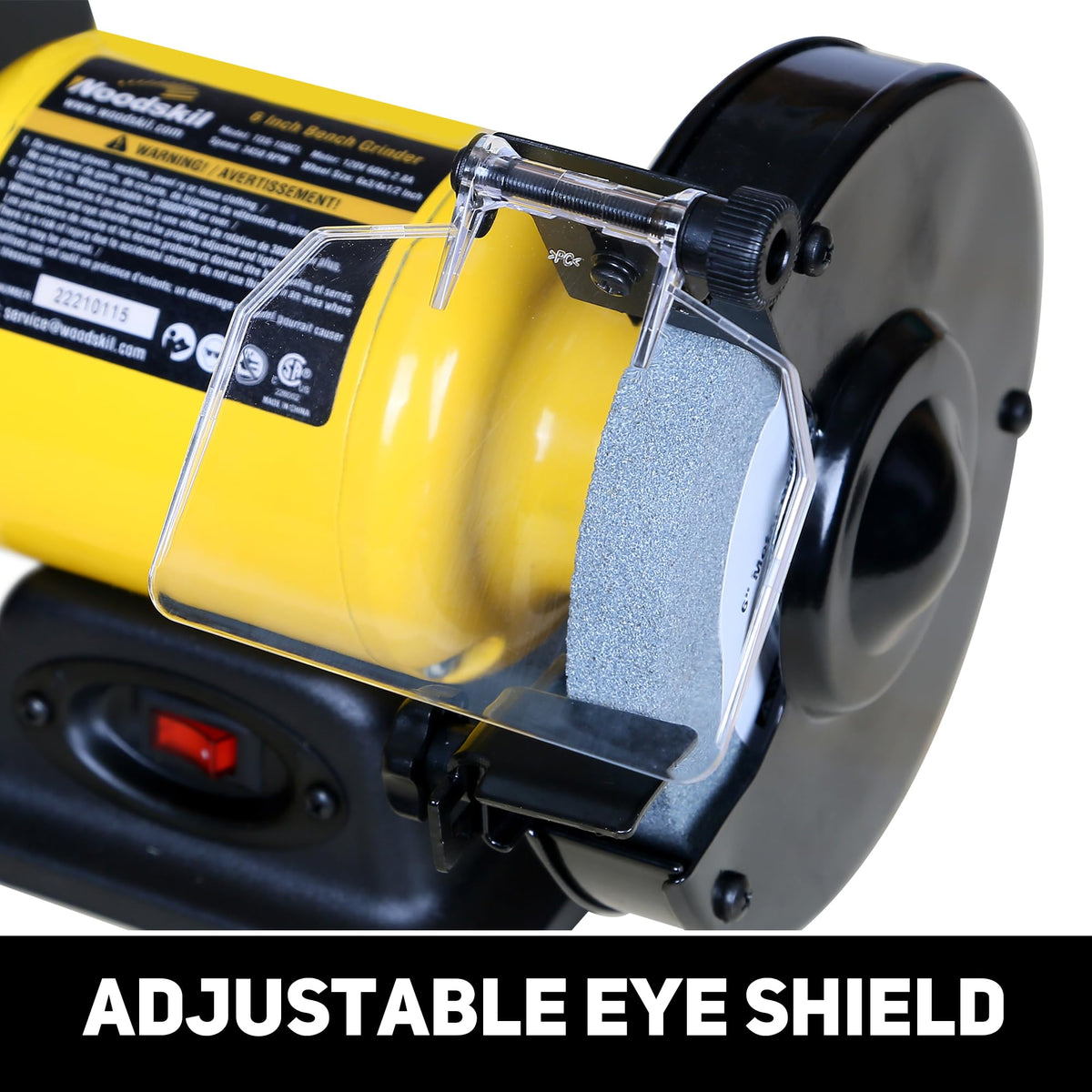 Woodskil 36/60 grit wheels in action for rough shaping and fine polishing