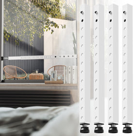 WooFog adjustable window bars extended from 17 to 32 inches for versatile fit.