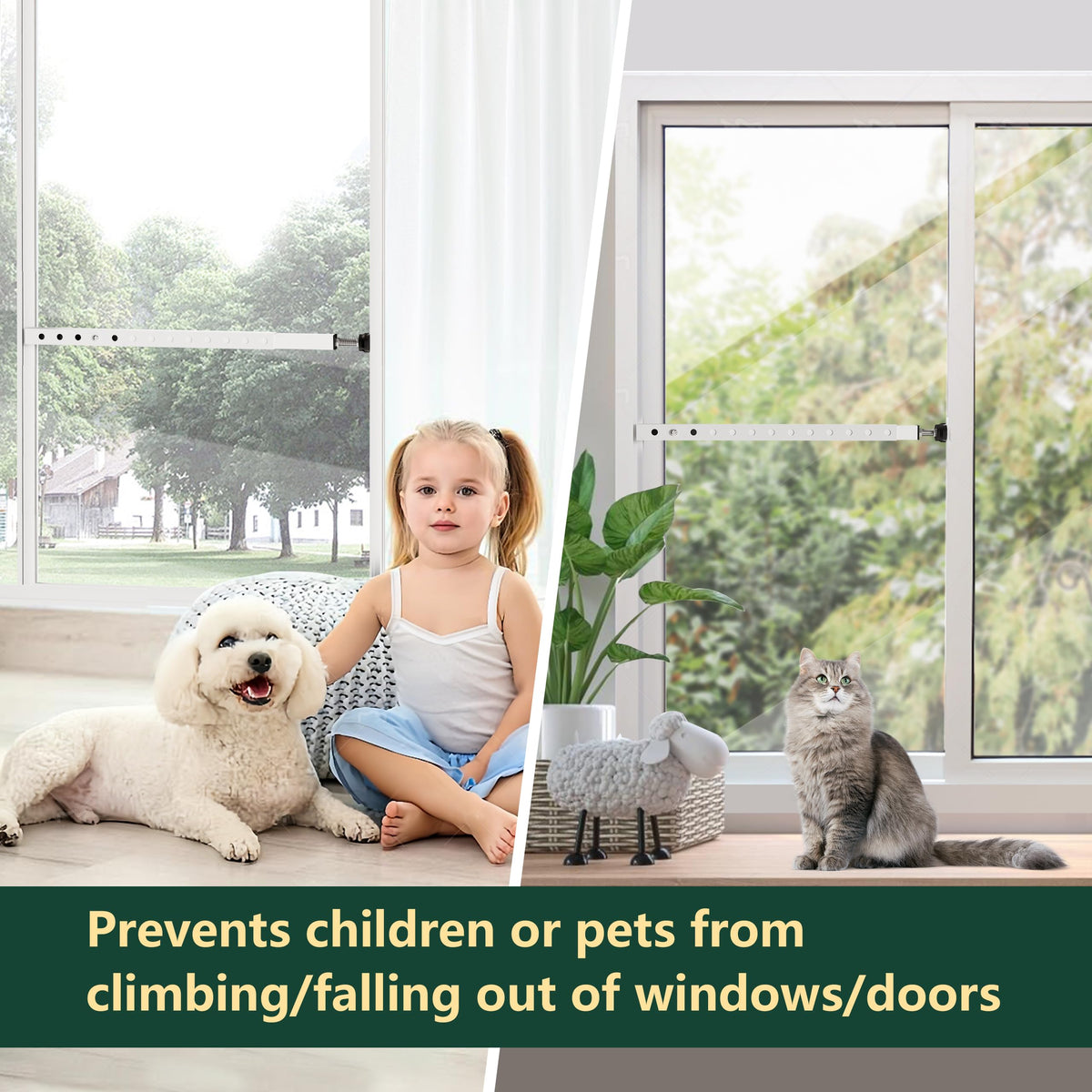 WooFog cream-colored design blends with interiors while reinforcing windows.