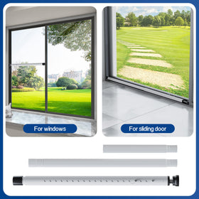 WooFog pet-door sliding bar helps keep pets inside.