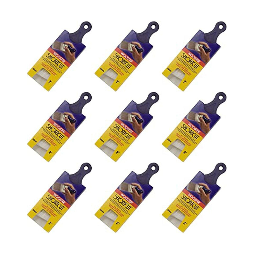 Wooster Q3211 2in shortcut-angle sash brush closeup for precise edge control