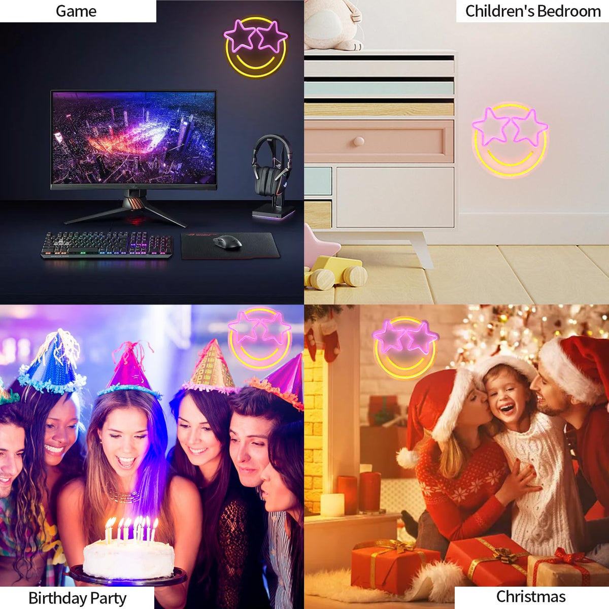 Wootfairy bedroom and gaming room decor idea for birthdays and parties.