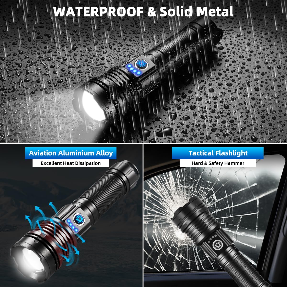 WopkDupk aviation-grade aluminum body ensures durability and heat handling