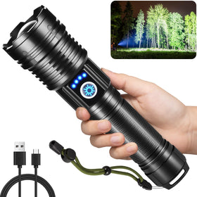 WopkDupk flashlight high-lumen beam for broad campsite illumination