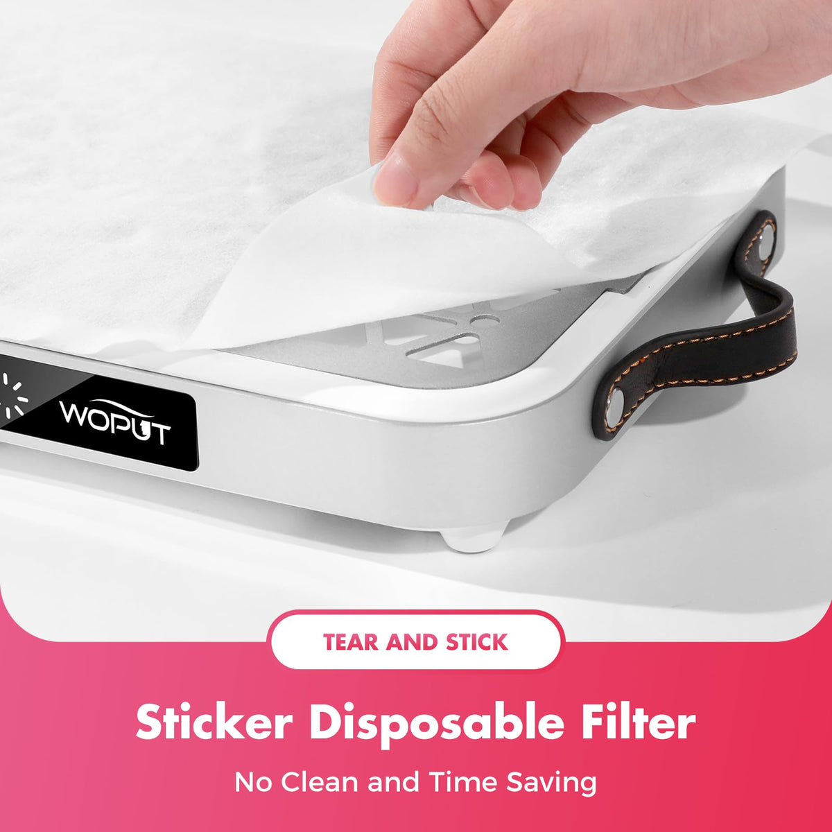 Woput 28x37 cm paper fits most nail dust collectors and maintains airflow