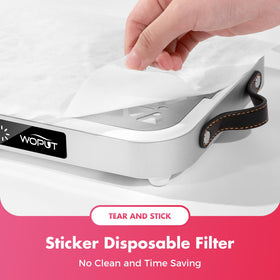 Woput 28x37 cm paper fits most nail dust collectors and maintains airflow
