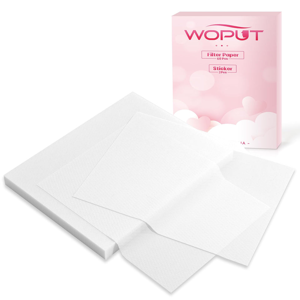 Woput nail dust filter paper pack of 60 sheets keeps your workstation clean