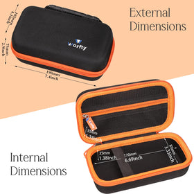 worfty ET140 pocket inside keeps accessories organized.
