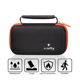 worfty wide carry handle enables comfortable portability.
